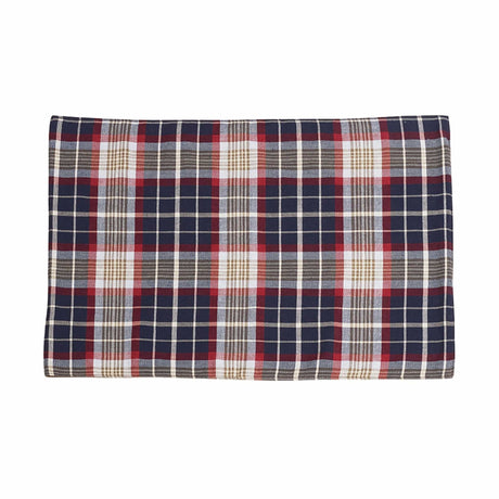 Blue Plaid Placemat Set