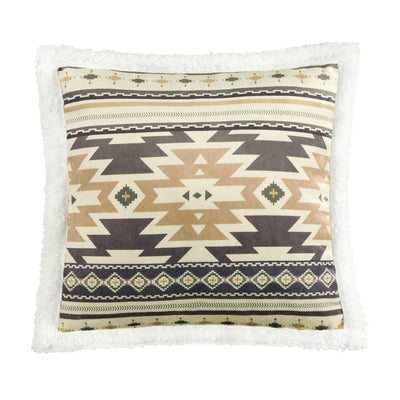 Sage and Sand Sherpa Pillow
