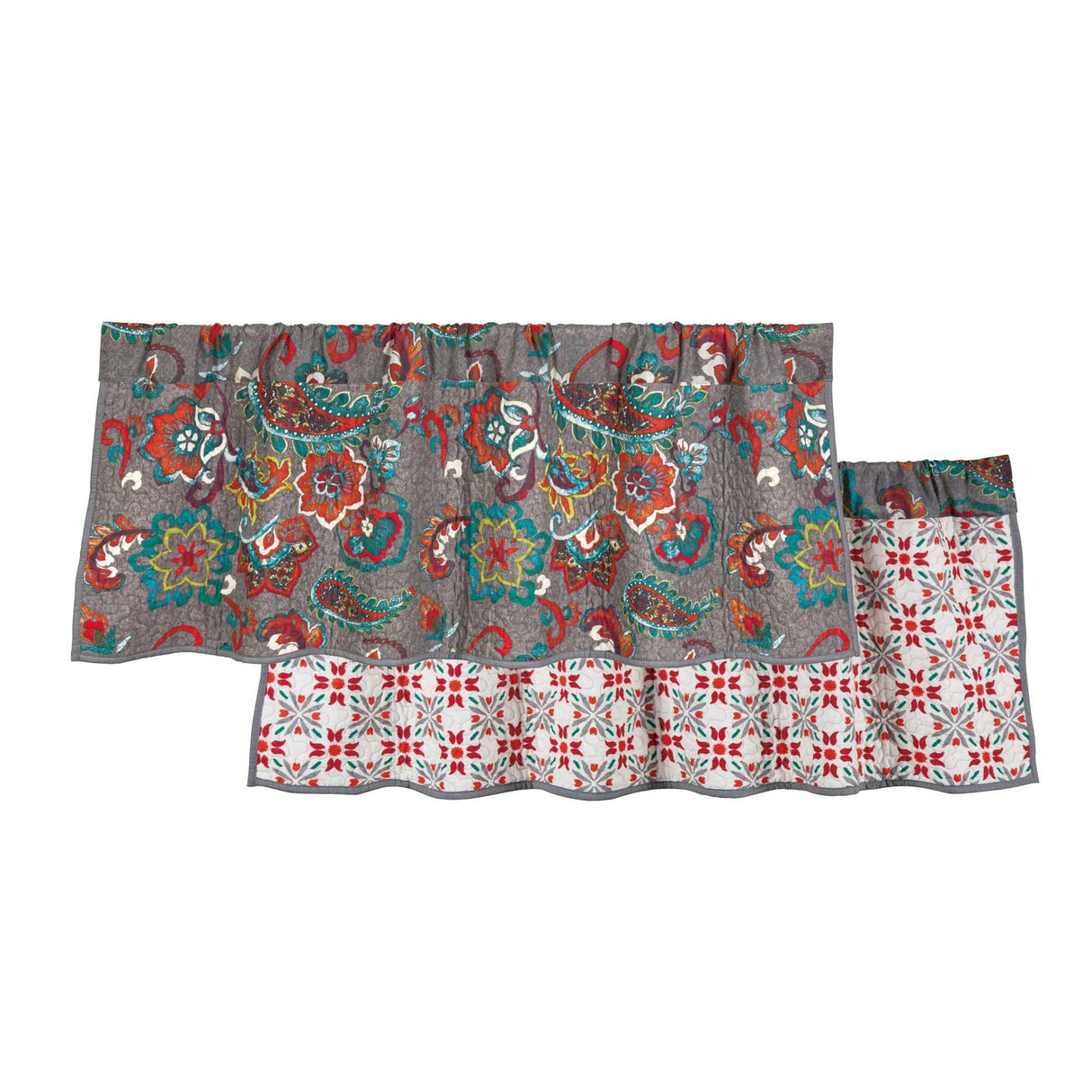 Rustic Sun & Fiesta Quilted Valance