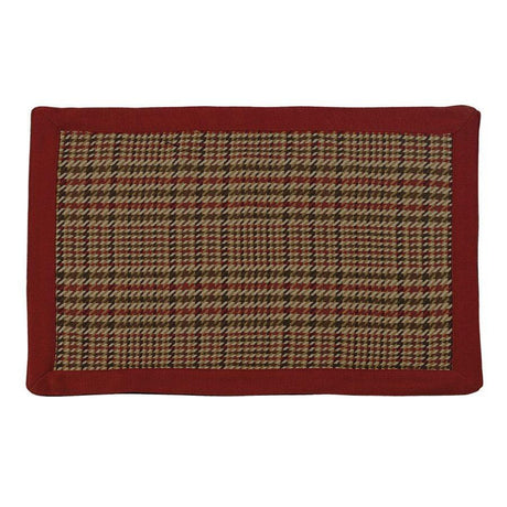 Red Cabin Plaid Placemat Set