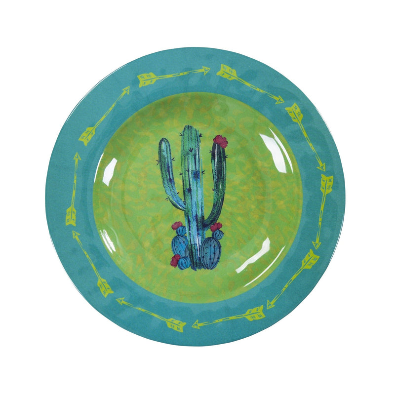 Colorful Cactus Melamine Salad Plate Set