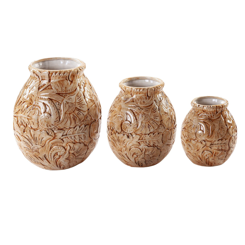 Chestnut Vase Set