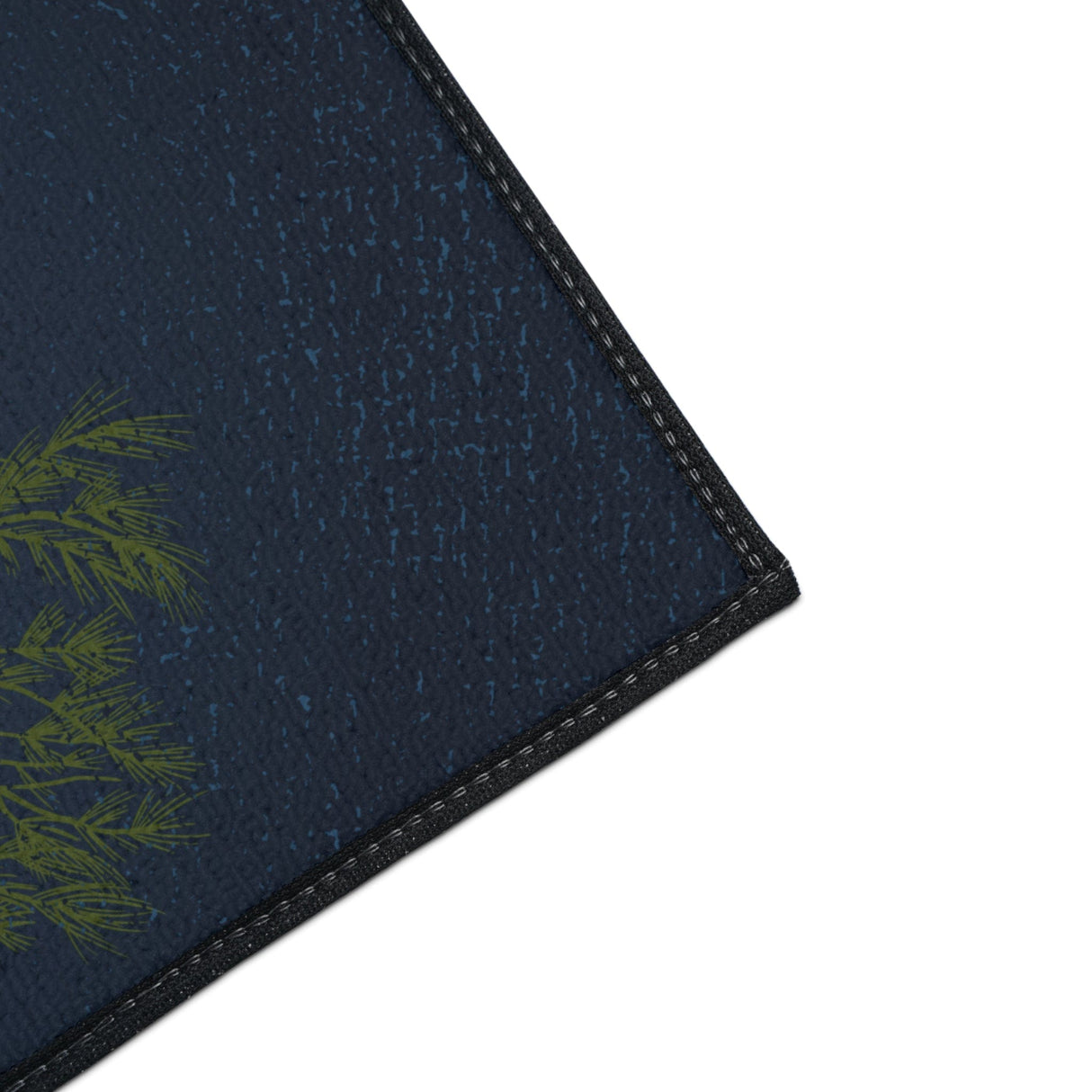 Blue Pinecone Non-Slip Rug