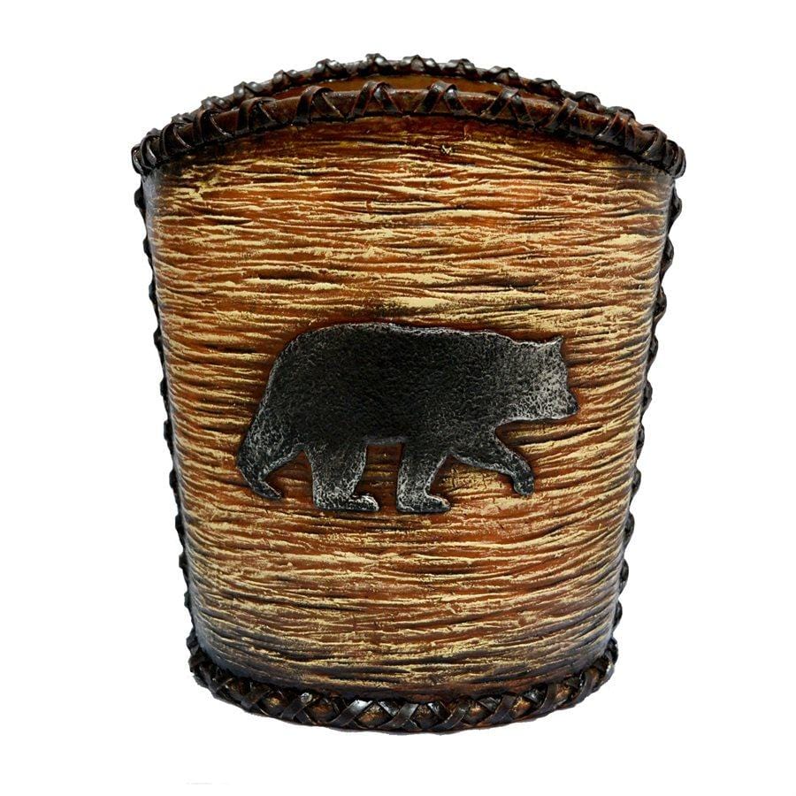 Wooden Bear 14PC Bath Accessory and Towel Set