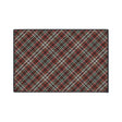 Red Green Scottish Tartan Plaid Non-Slip Rug