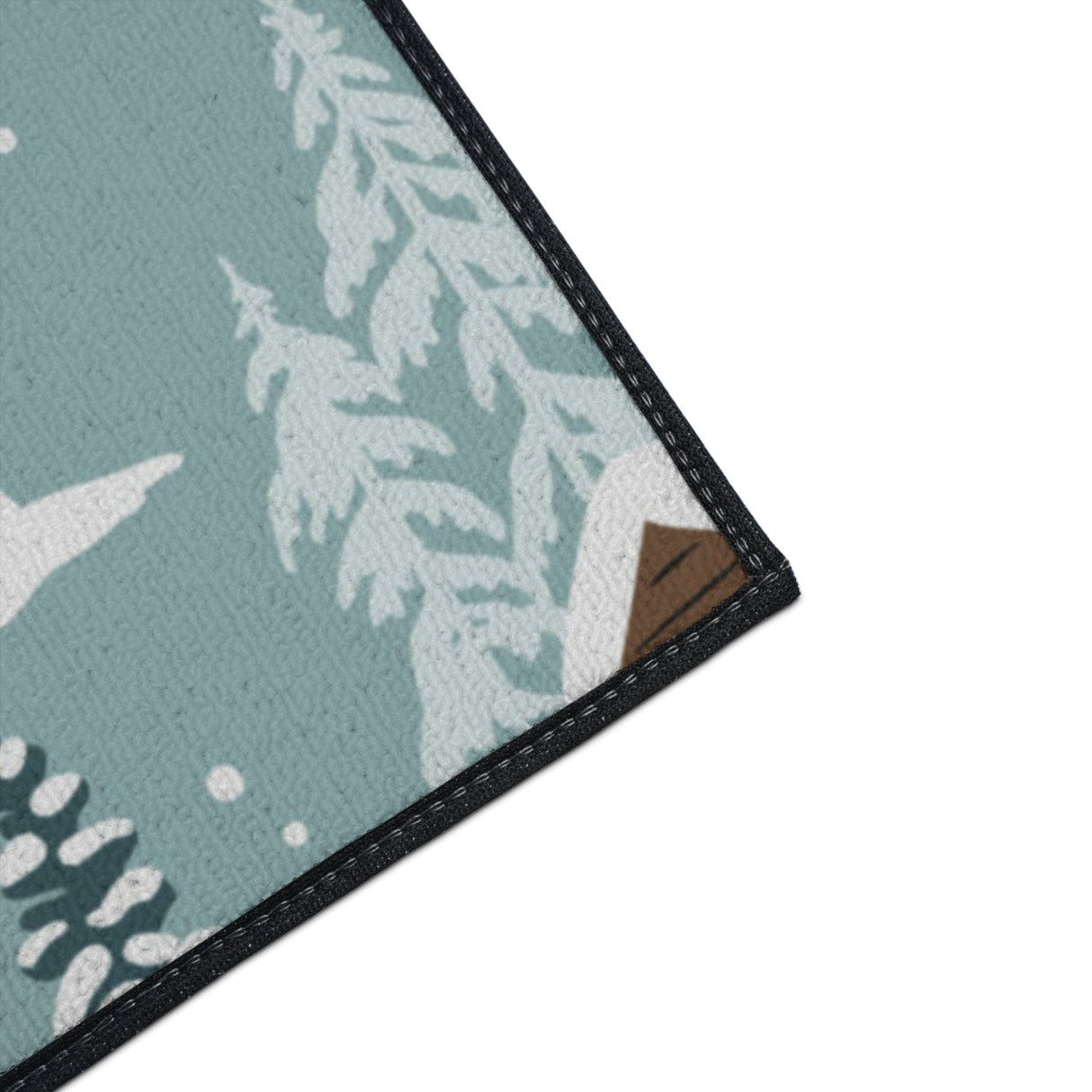 Winter in the hills Non-Slip Rug