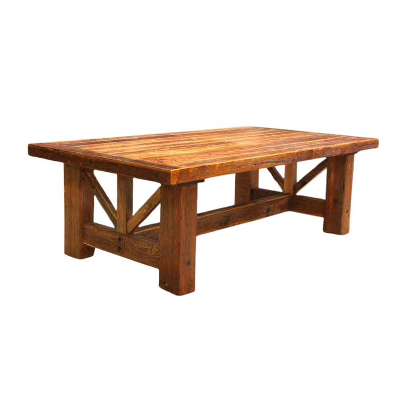 Red River Barnwood Trestle Table