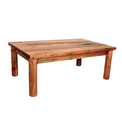 Red River Barnwood Round Leg Coffee Table