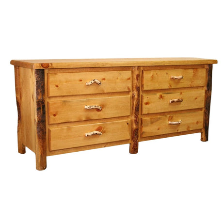 Pine Woods 6 Drawer Dresser
