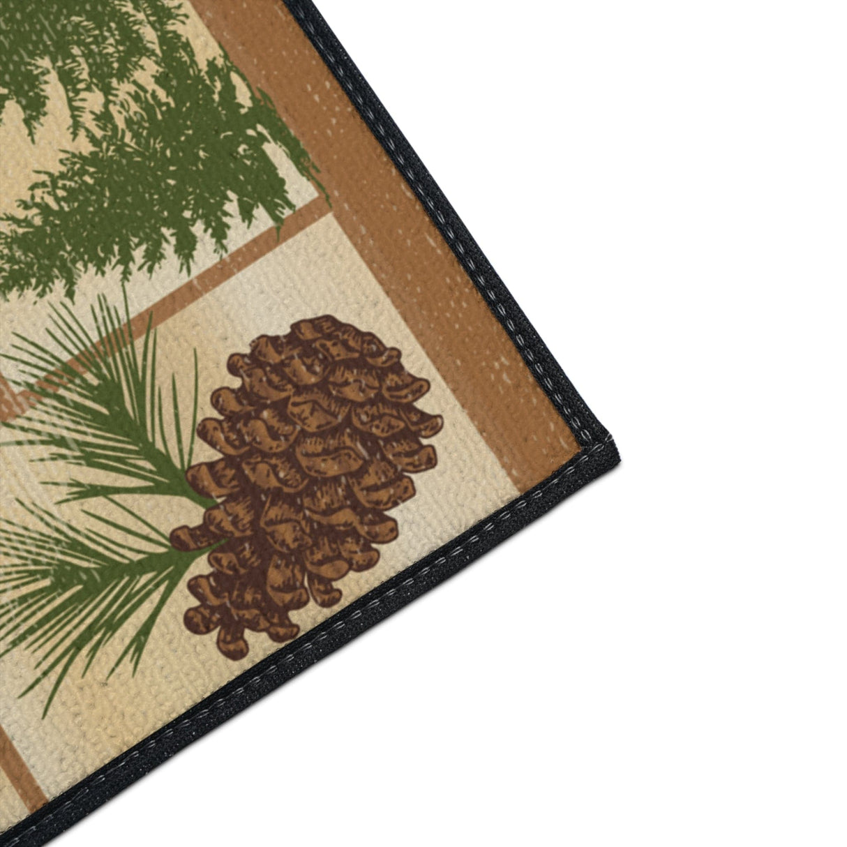 Deer Pine Non-Slip Rug