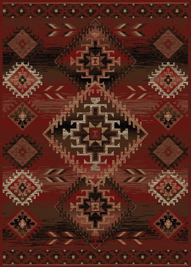 Superstition Red Area Rug
