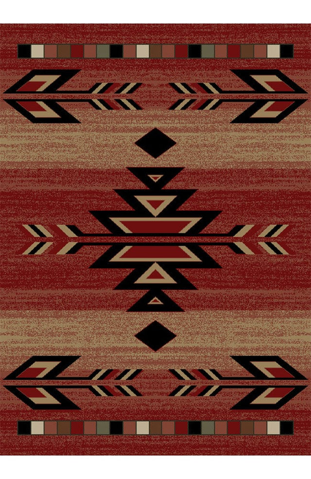 Pecos Red Area Rug