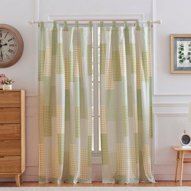 Sage Patch Drape Set