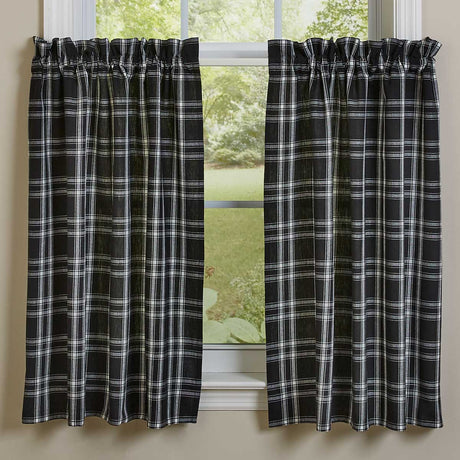 Navy Check Drape Tiers