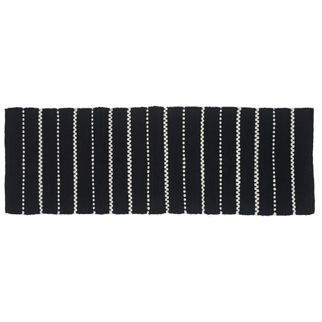 Navy Check 2' x 6' Rug