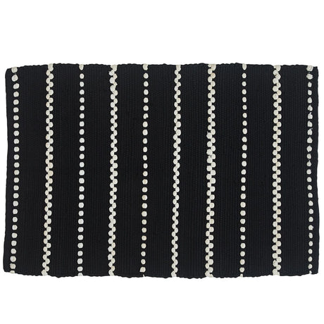 Navy Check 2' x 3' Rug