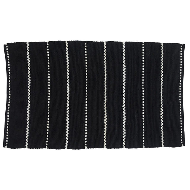 Navy Check 3' x 5' Rug