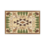 Deer Pine Non-Slip Rug