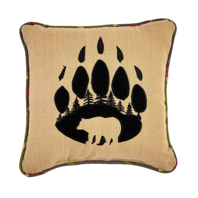 Forest Friends Bear Paw Pillow