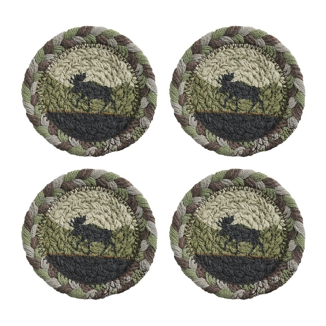 Moose Braid Coaster Set