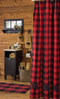 Buffalo Stripe Shower Curtain