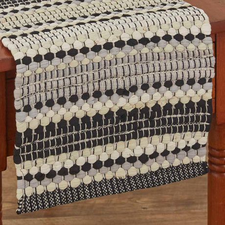 Classic Plaid Chindi 36" Table Runner