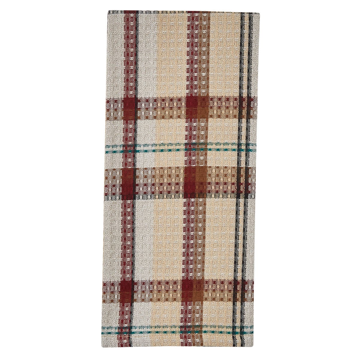 Upland Game Plaid Waffle Dishtowel