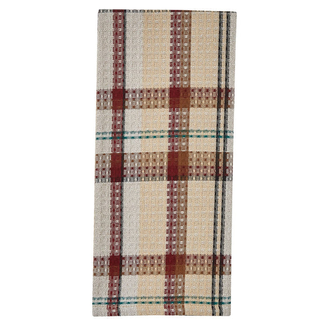 Upland Game Plaid Waffle Dishtowel