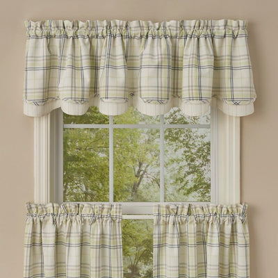 Morning Dew Lined Layered Valance