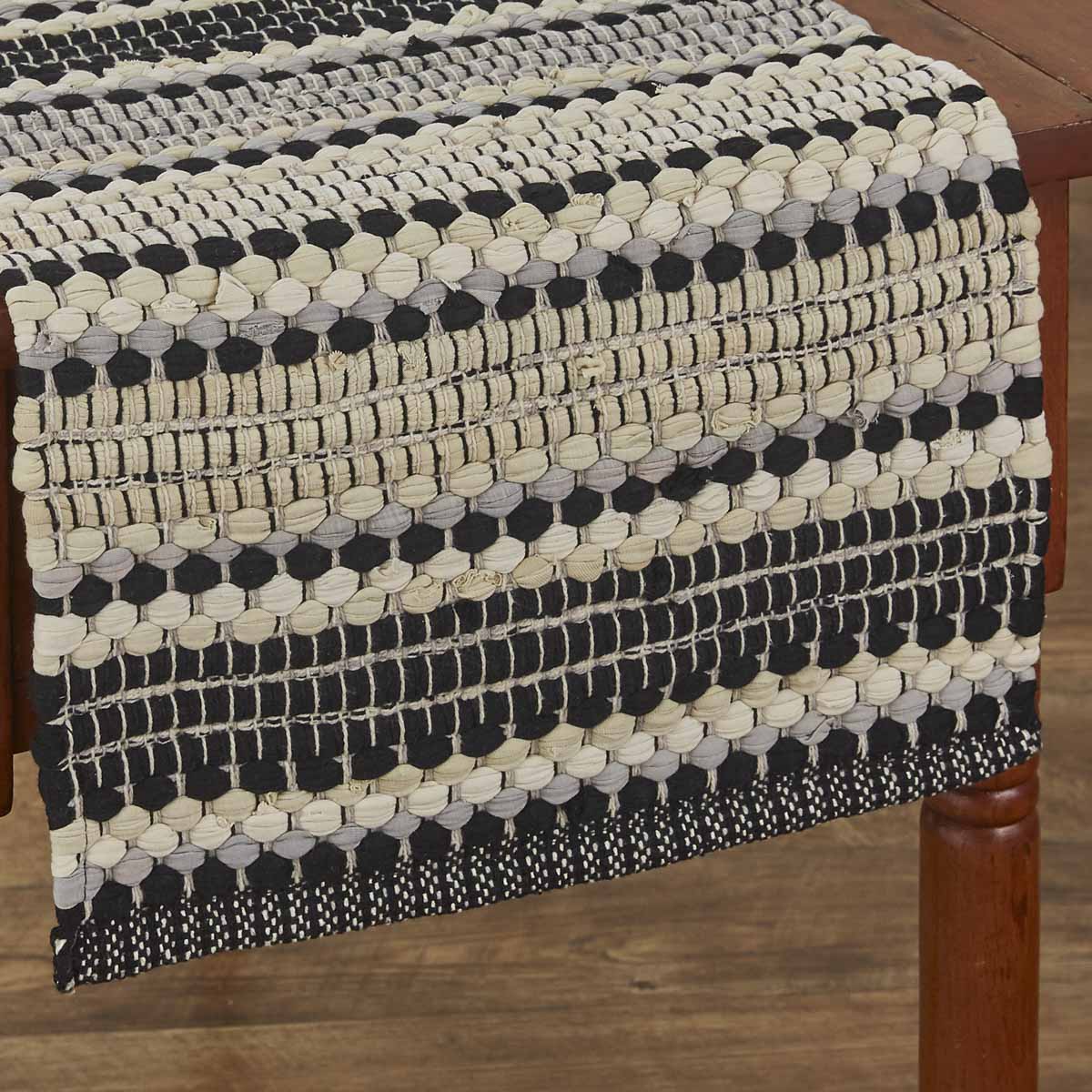 Classic Plaid Chindi 72" Table Runner