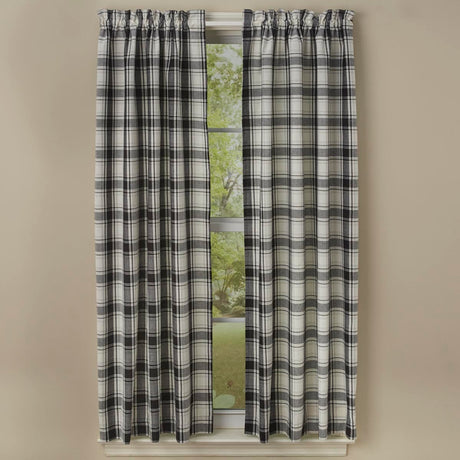 Classic Plaid 63" Drape Set