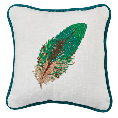 Pheasant Dream Embroidered Pillow