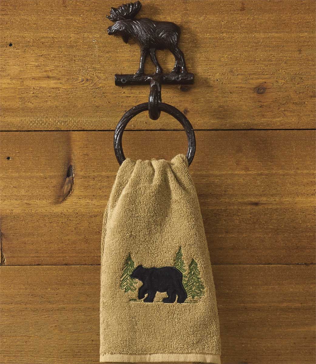 Cabin Moose Ring Hook