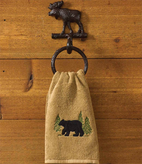 Cabin Moose Ring Hook