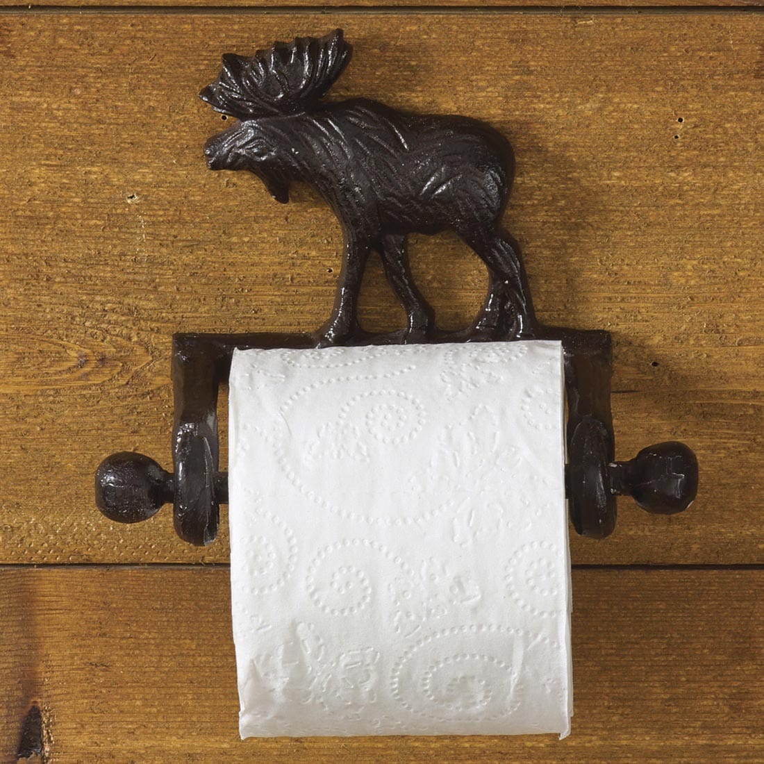 Cabin Moose Toilet Paper Holder