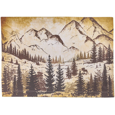 Valley Mountain Scene Placemat