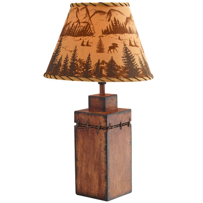 Valley Mountain Scene Lamp