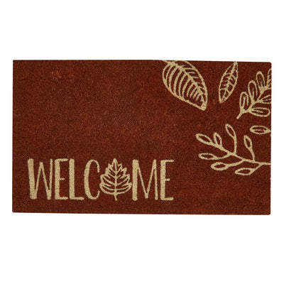 Graphic Leaves Welcome Mat