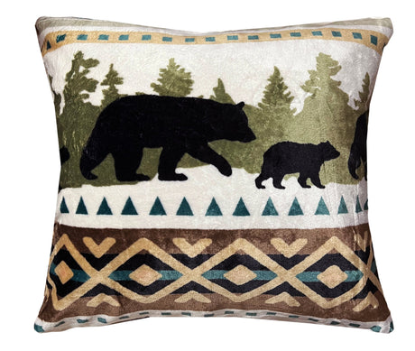 Bear Lake Plush Sherpa Pillow