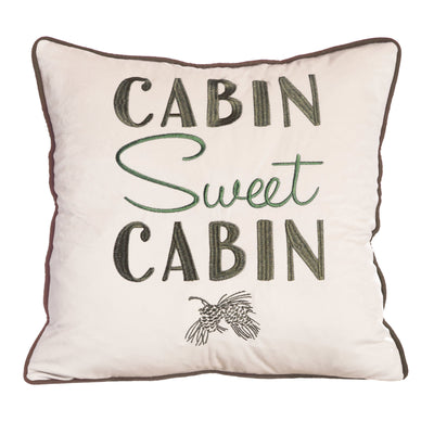 Cabin Sweet Cabin Pillow