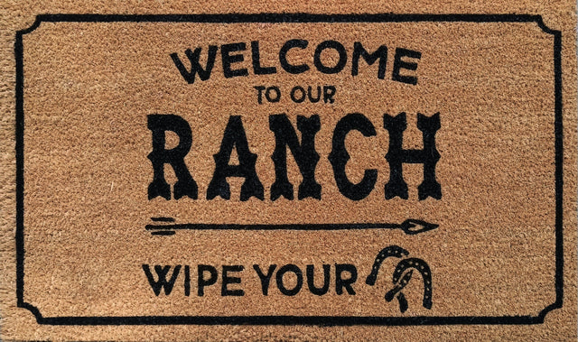 Welcome To Our Ranch Mat