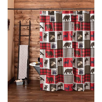 Lodge Living Shower Curtain