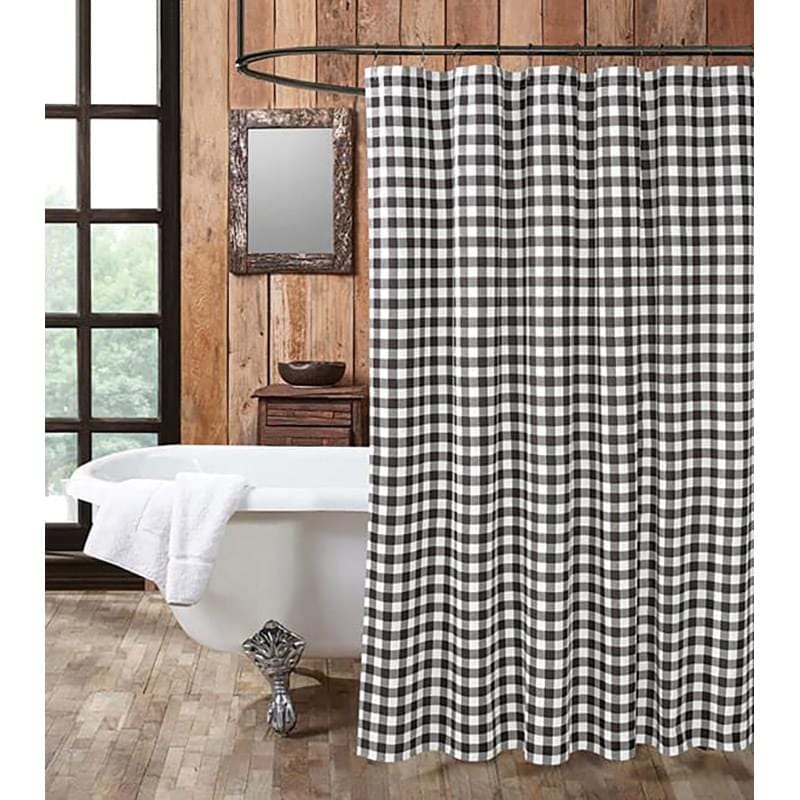 Black Bear Haven Shower Curtain