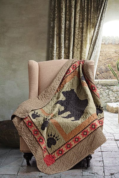 Green Bear Throw