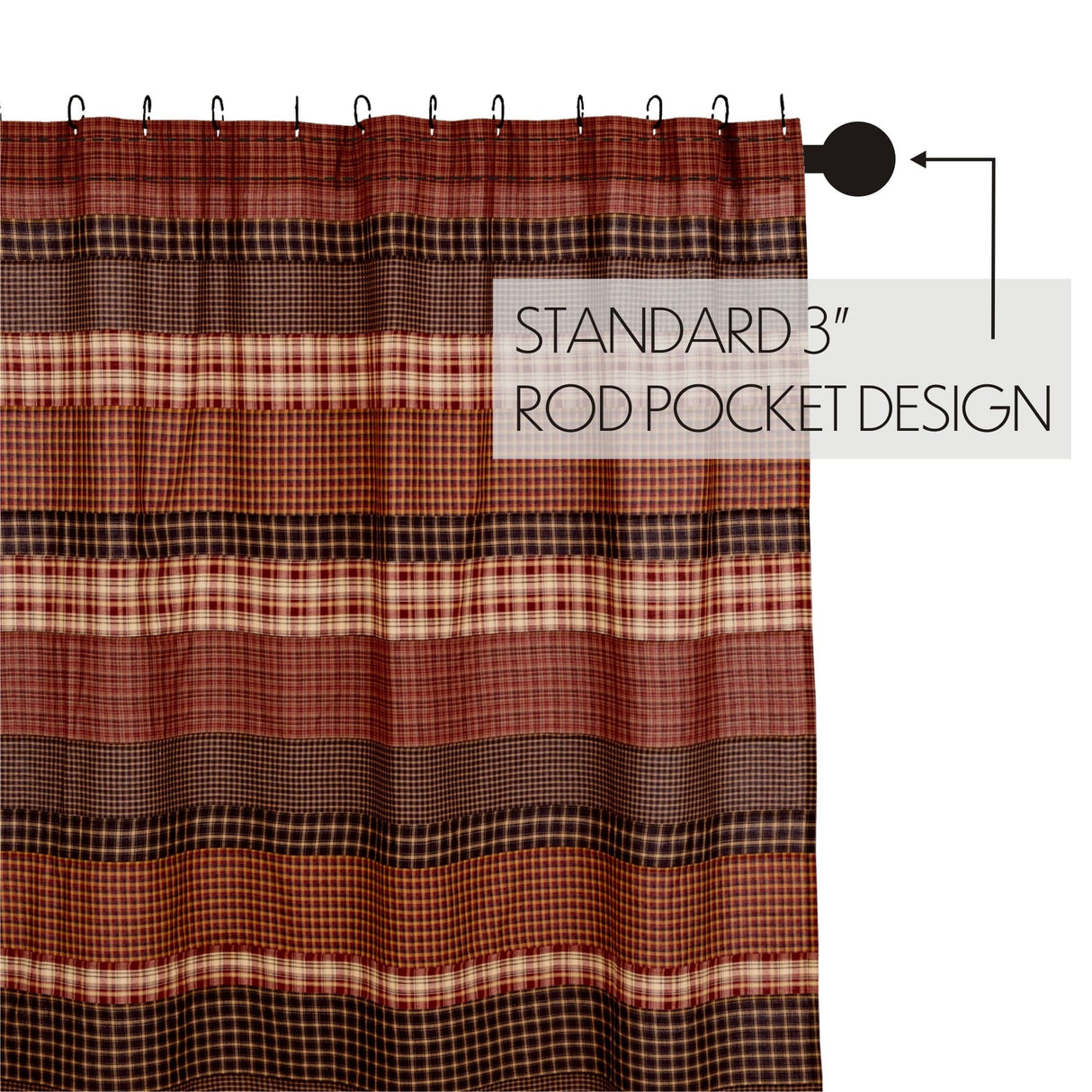 Autumn Plaid Shower Curtain