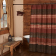 Autumn Plaid Shower Curtain