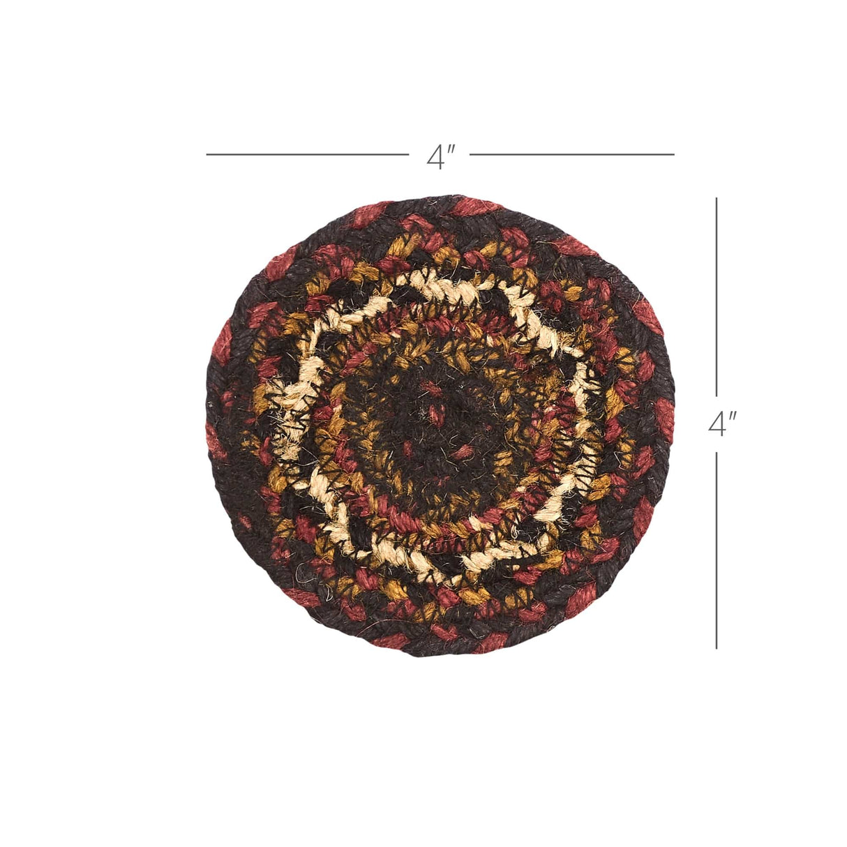 Autumn Plaid Coaster Set