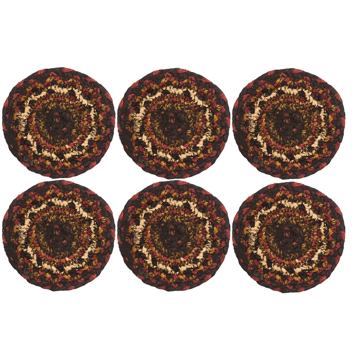 Autumn Plaid Coaster Set