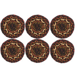 Autumn Plaid Coaster Set
