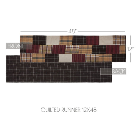 Wildlife Patch 48" Quilted Table Runner
